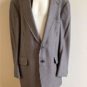 Vintage 1980s men’s jacket, wool. Bullocks Wilshire, Tower Collection